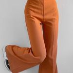 Urban Outfitters Naya Bell Bottom Flare Trouser Pants Burnt Orange NWT 4 Hippie Photo 3