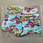 Crown & Ivy  | Women's Watercolor Boat Waterscape Print Scalloped Hem Shorts | 8P Photo 1