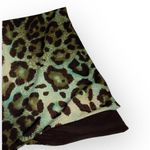 Linda Segal ⌘ Braided Belt Plunging Neckline Top ⌘ Chocolate Mint Leopard ⌘ L ⌘ Brown Size L Photo 6