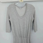 Splendid  Long Sleeve Maxi Dress Gray Size‎ Medium Photo 1