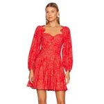 RHODE Torri Mini Dress in Autumn Fern Bramble Berry‎ Red Size XS Photo 1