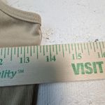 Dress Forum Ribbed Thong Bodysuit Tank – Women's S Beige Photo 3