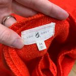Lou & grey Lou &‎ Grey Red Sweater Womens Size Medium Bell Sleeve Knit Pullover Wool Blend Photo 3