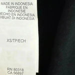 Lucky Brand  Black Botanical Boho Ruffle Dress One Shoulder Short Sleeve XS Photo 9