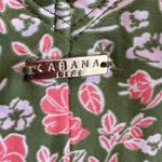 Cabana Life Jetties Beach Dolman Sleeve Romper Shorts Size L large Tassel Pocket Pink Photo 6