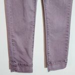  Purple Dyed Cropped Pull-on Jeans Size 26 Free People Purple Denim Photo 3