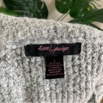 Love by Design Cozy Gray Quarter Zip Soft sweater Size Large Photo 3