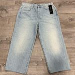 Veronica Beard  Jeans Blake Crop Classic Straight High Rise In Aire Wash Size 30 Photo 0