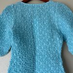 Samsoe Samsoe Blue Sophia Textured Bodycon Dress Size Small Photo 6