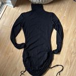 Black Long Sleeve Turtleneck Dress Size XS Photo 0
