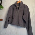 Girlfriend Collective  Half-zip Sherpa Jacket - Women’s Small Gray Photo 1