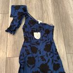 Kate Spade NWT  New York Target Blue Floral‎ One Shoulder Jumpsuit Size 0 Photo 2