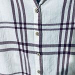 Shyanne Shyannae White and Burgundy Long Sleeve Embroidery  Country  Shirt Size L Photo 5