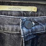 Hudson Jeans Hudson Nico Jeans size 30 Mid-rise Straight leg Inseam slit in Black Star NWT Photo 6