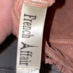 French affair  Lace T Back Bralette Set of Two One Coral & One Pink Photo 2