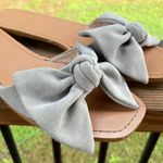 Something Navy  Cici Bow Flat Slide Sandal Photo 3