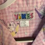 New YIKES 1980’s/90’s Pink Pajama Set for Women Photo 2