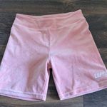 Pink Velvet Biker Shorts Photo 0