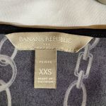 Banana Republic  black and white chain print dress petite XXS Photo 6