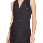 Free People Wandering Star Denim Mini Dress Photo 0