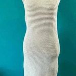 Reformation  Brandon Open Knit Mini Dress Gossamer Organic Cotton Open Back M Photo 0