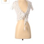 Brandy Melville Floral wrap top Photo 3