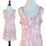 Vintage 70s Undercover Wear Pink Chemise Slip Dress Size Medium Bows Coquette Photo 6