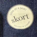 Christopher & Banks  Dark Blue Denim Trendy Mini Skort, Size 16 NWT Photo 4