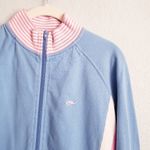 Roots  Canada Blue And Pink Striped Full Zip Track Jacket Photo 2
