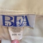 BFA Classics Ivory Cream Straight Leg Dress Pants Womens 10 White Photo 10
