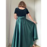 Vintage 90s Emerald Green Formal Gown Size 10 Princess Ball gown Holidays Photo 7