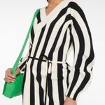 Bottega Veneta  Striped Linen-blend Wrap Dress size L Photo 0