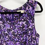 Diane Von Furstenberg  Purple Leopard Clara Midi Dress 10 Maximalist Designer Photo 6
