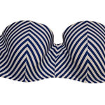 Sand & Shade Strapless Bra Bandeau Bra Blue White Striped Bra 36D Size M Photo 0