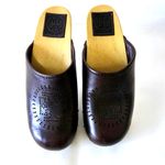 Tory Burch Perforated Bryce Clogs- Brown Size 6.5 Photo 3