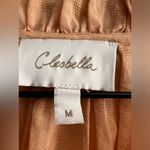 Anthropologie Cleobella  Antonia Puff Sleeve Button Down Peasant Top light peach Photo 4