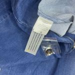 Rehab Lab denim high waisted rhinestone/chained fringe hem sz medium Blue Photo 3