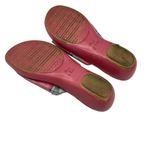 DIEGO DI LUCCA PINK WITH DRAWN FACES SLIDE ON SANDALS SIZE 10M Photo 4