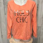 Xhilaration Orange Sweater Photo 0