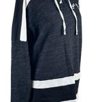 PINK - Victoria's Secret PiNK Victoria’s Secret Black Hockey Jersey Graphic Pullover Sweatshirt Top XS Photo 9