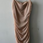 Windsor Tan Cinched Bodycon Dress Photo 1