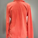 Eddie Bauer CLEARANCE! Orange 1/4 Zip Fleece Size M EUC Photo 1