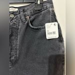 Free People NEW!!  FP Lasso 25 Straight High Waist Jeans Black Cowgirl Distressed Photo 3