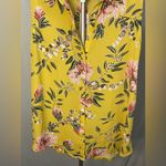 Loft Floral Mixed Media Button Down size medium Photo 1