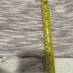 Catherines Croft & Barrow Cowl Neck Pullover Knit Top with Pocket Lavender White Size XL Photo 2