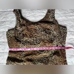 Vintage Tiger Leopard/Cheetah Print Crinkle Midi Dress Mobwife Maximalist Photo 8