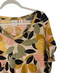 Rachel Zoe  100% Linen Top Floral Tropical Summer Vacation Peppy Womens Plus 1x Photo 1