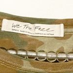 Free People  Size Small Camouflage Bandana Clarity Tshirt in Army Print Photo 3