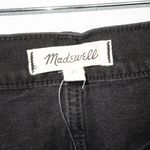Madewell NWT  Black Stretch Denim Straight Step Hem Edition Mini-Skirt Size 27 Photo 7