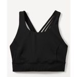 Athleta M Train Free Longline Sports Bra Black Medium D-DD Photo 2